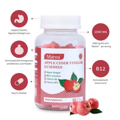 Gommes de vitamines au vinaigre de cidre de pomme premium