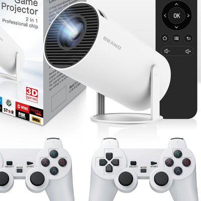 Game hot projector MAX300 portable 4k high-definition smooth with wireless controller - Korvel