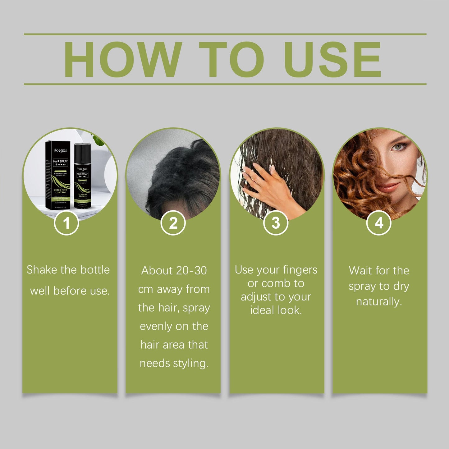 Premium Hair Styling Spray for Curls and Braids
