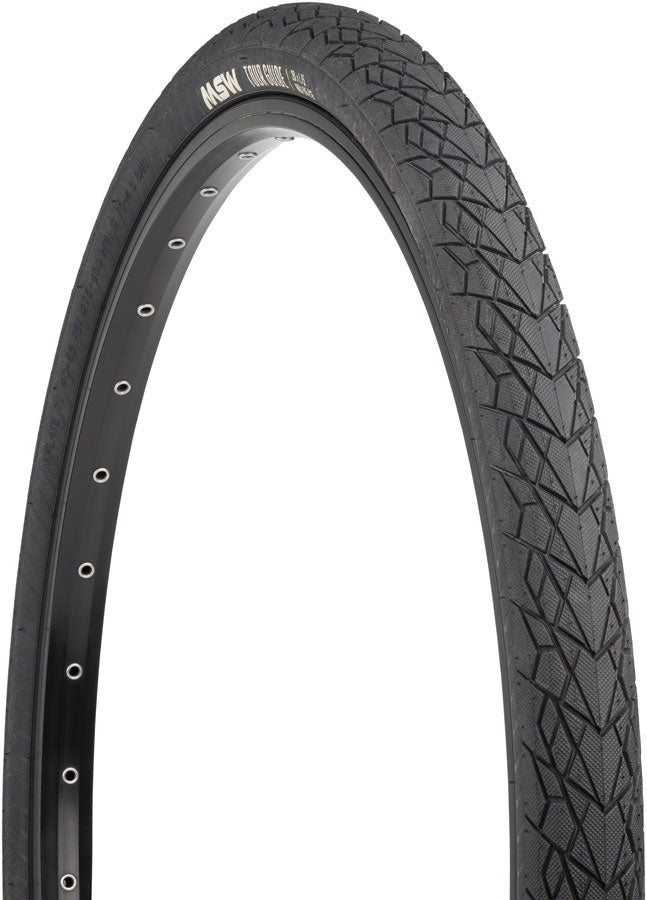 MSW Tour Guide Tire - 26 x 1.75 Black Rigid Wire Bead