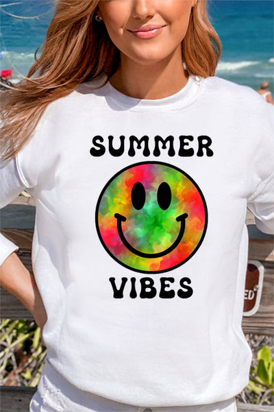 Groovy Summer Smiley Sweatshirt - Korvel