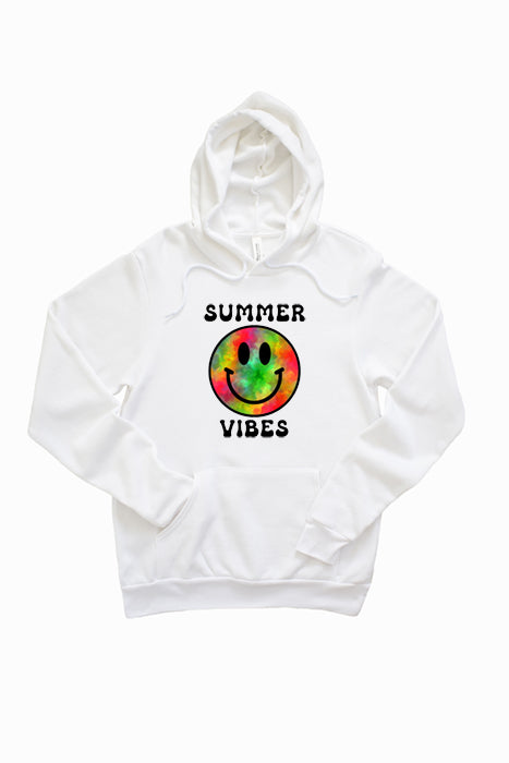 Groovy Summer Smiley Hoodie