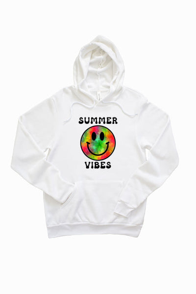 Groovy Summer Smiley Hoodie