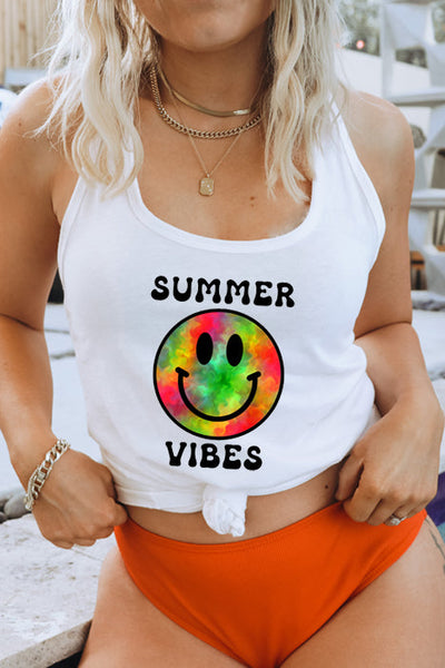 Groovy Summer Smiley Tank Top - Korvel