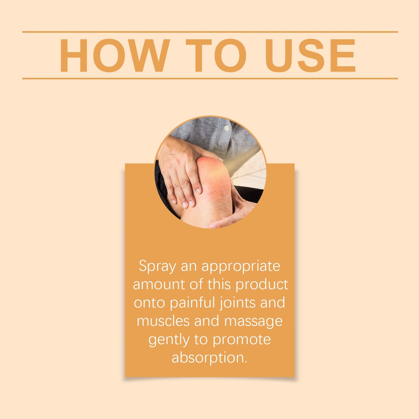 Joint Care Spray Body Shoulder Leg Joint Comfort Massage Daily Body Care Spray - Korvel
