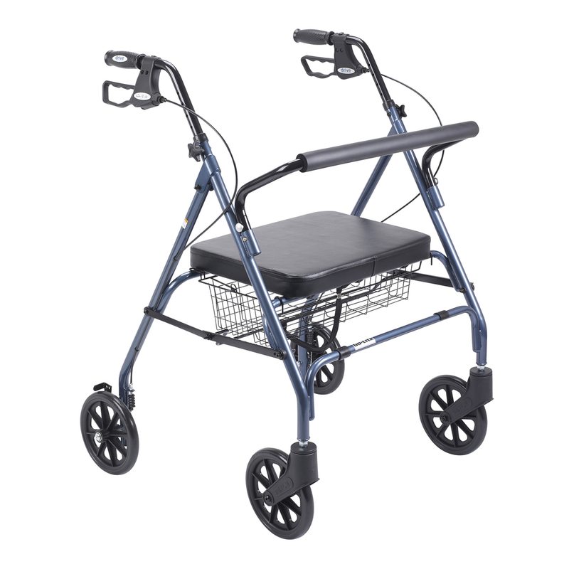 Déambulateur bariatique robuste Drive Medical avec siège rembourré
