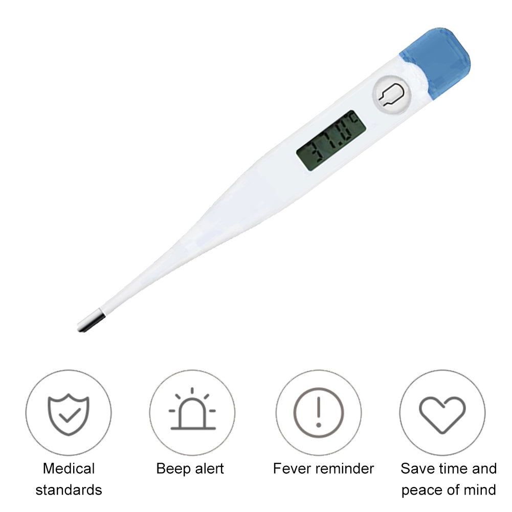 Digital LCD Thermometer Medical Baby Adult Body Kid Safe Mouth Temperature Underarm Thermometer Oral Thermometer - Korvel