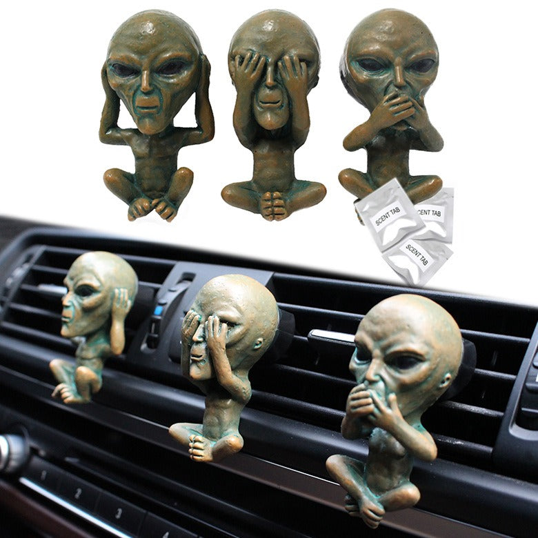 Clip de Aromaterapia de Resina Alienígena para Ventilación de Coche