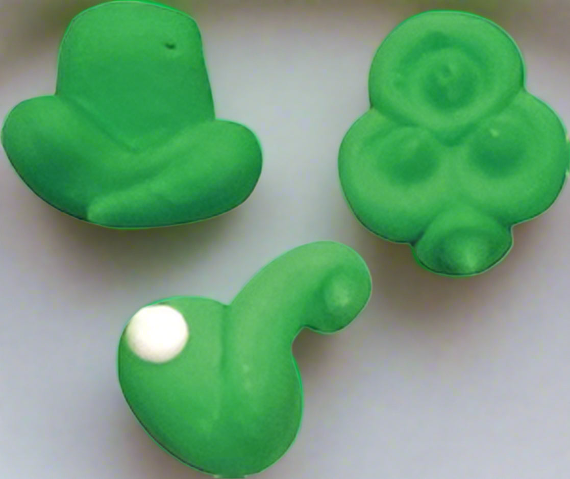 Charms en glaçage royal comestibles pour la Saint-Patrick - 400 pièces