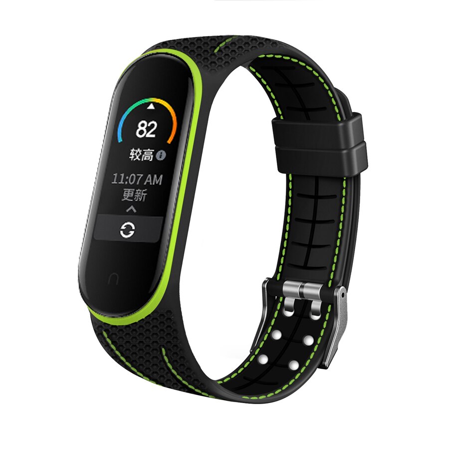 Bracelet Sport à Double Ligne pour Xiaomi Mi Band 3/4/5