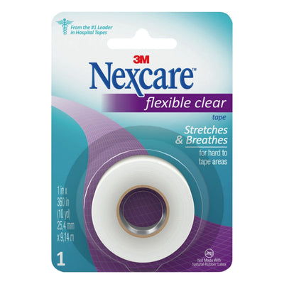 Nexcare Flexible Clear First Aid Tape, 24-Pack