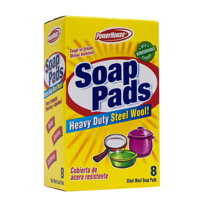 PowerHouse Soap Pads - Heavy Duty Steel Wool for Saxophone Care