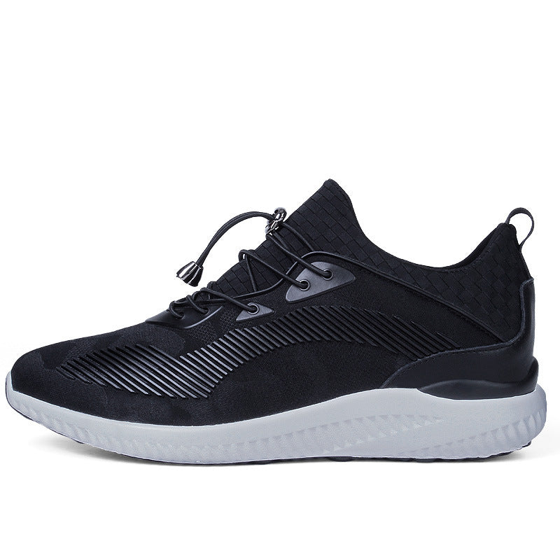 Chaussures de sport pour hommes avec semelle épaisse augmentant la taille
