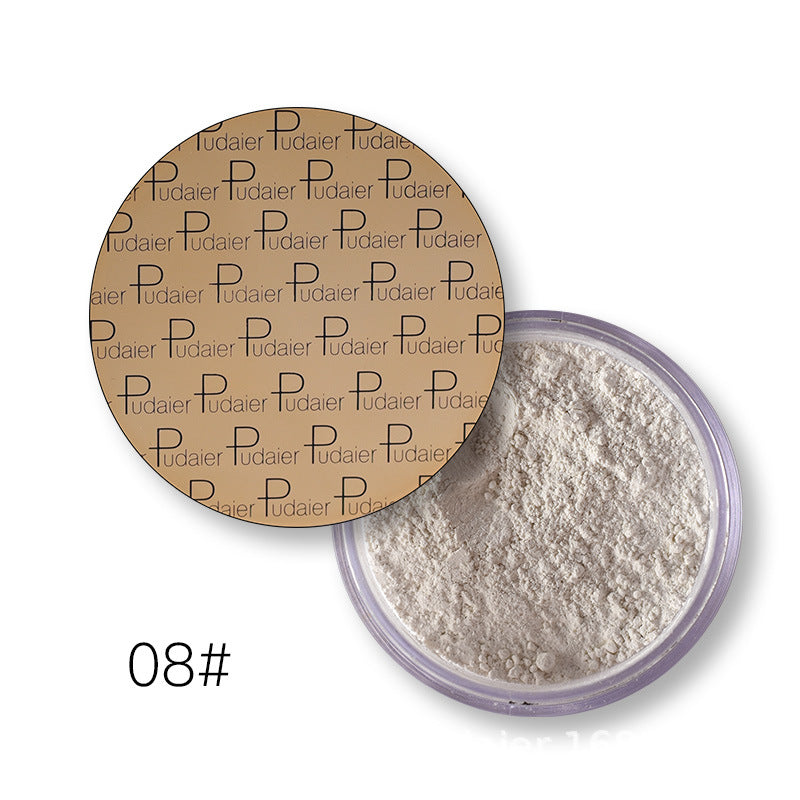 Pudaier Mineral Matte Pearlescent Loose Powder High Gloss Repair Powder Concealer Fixing Powder - Korvel