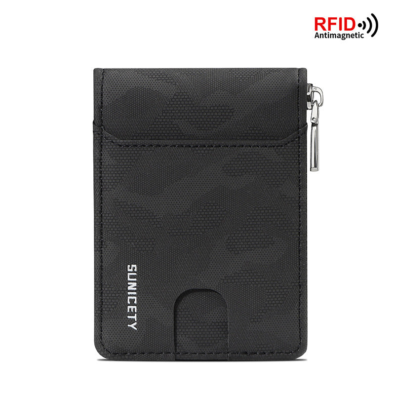 RFID Large Capacity Camouflage Card Case for Men