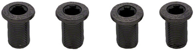 RaceFace Chainring Bolt Pack - Set of 4 Black 12.5mm Bolts