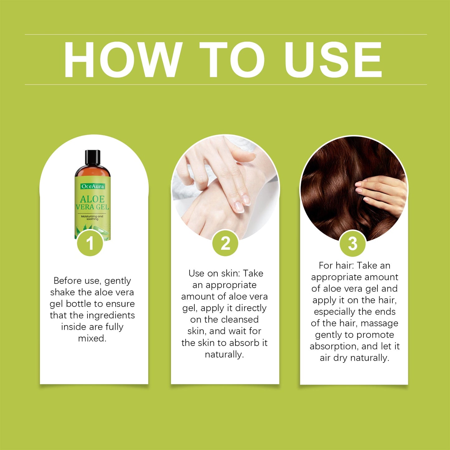 Aloe Vera Gel Moisturizes And Hydrates Skin, Hair, Body And Face - Korvel