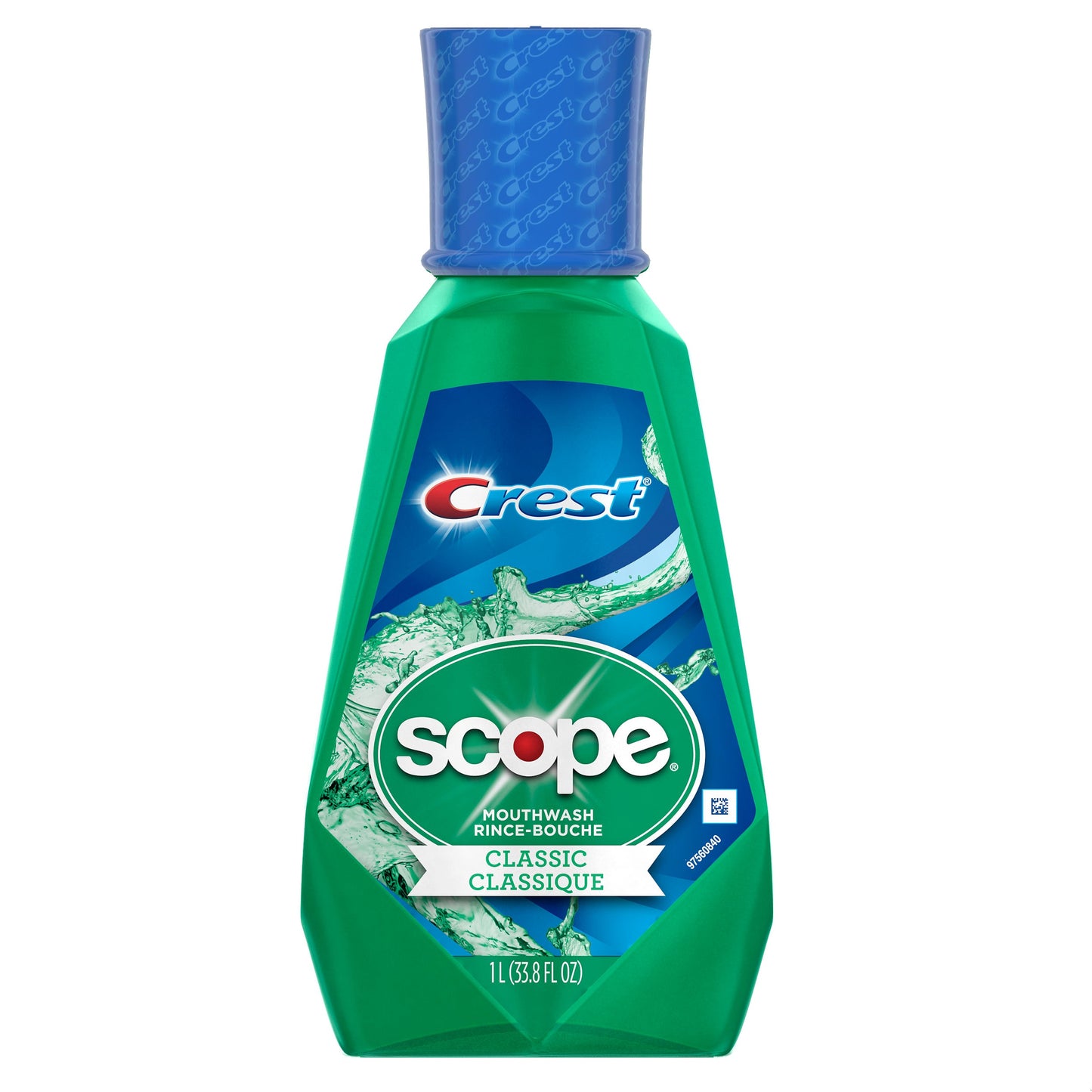 Crest Scope Mouthwash, Original Mint, 33.8 Fl Oz