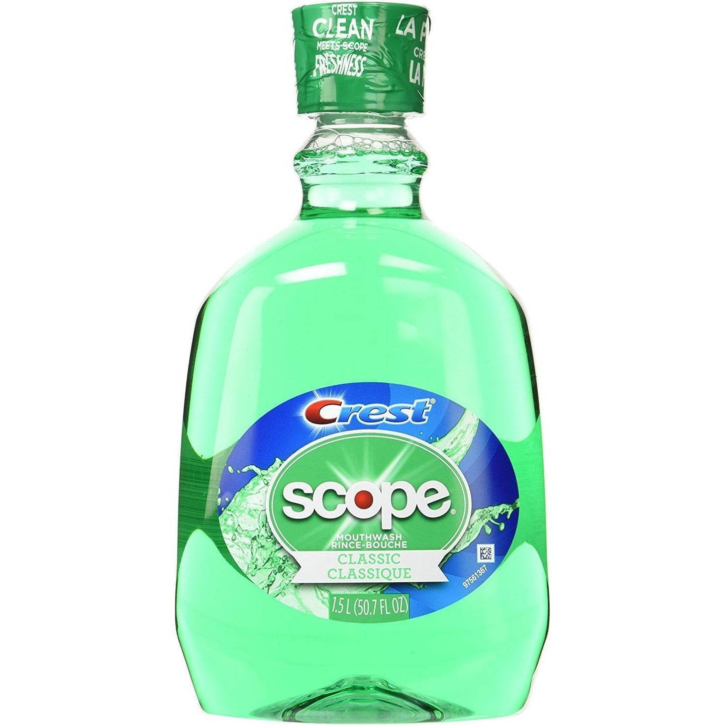 Crest Scope Mouthwash, Original Mint, 50.7 Fl Oz