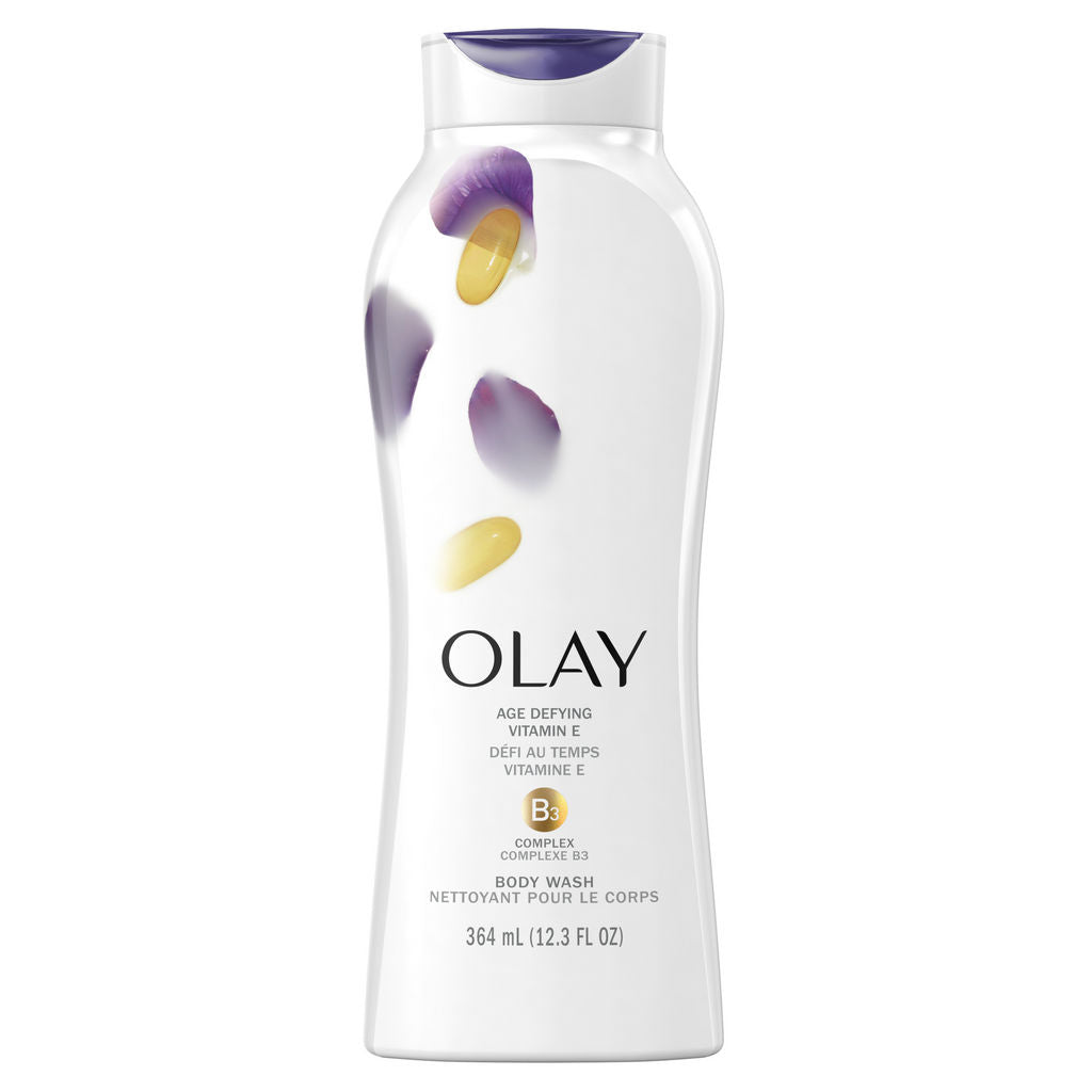 Olay Age Defying Body Wash with Vitamin E, 12.3 Fl Oz