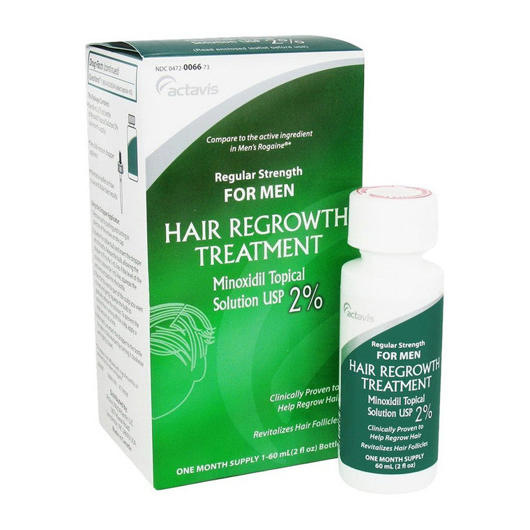 Minoxidil 2% Regular Strength Hair Regrowth Treatment for Men - 2 Oz