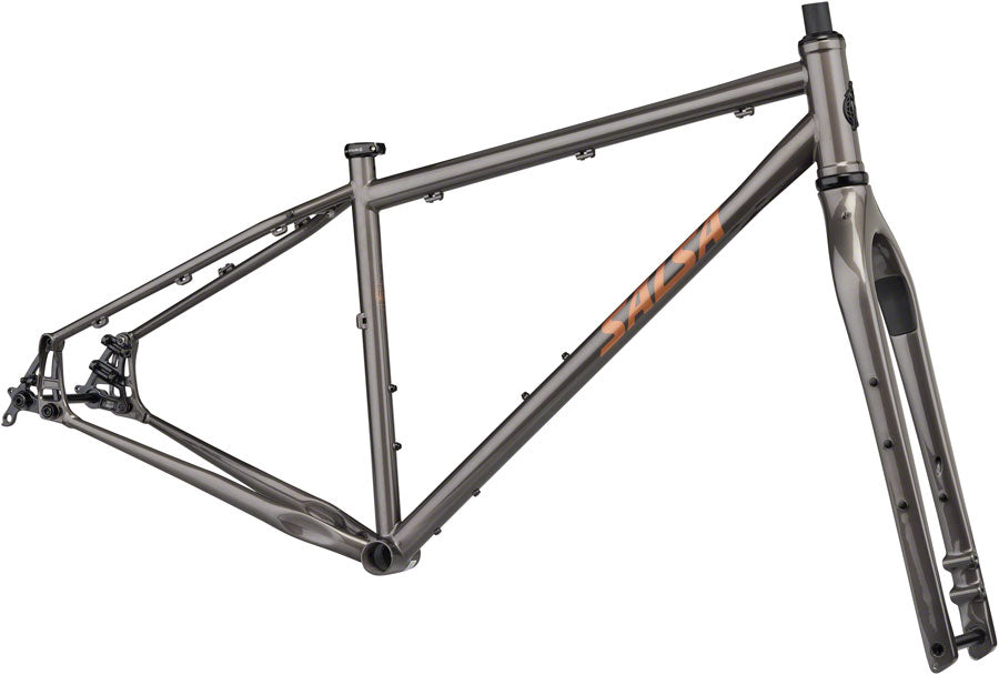 Cadre Salsa Fargo - 29" Acier Graphite X-Small