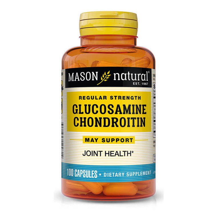 Mason Natural® Glucosamina Condroitina – Fuerza Regular (100 Cápsulas)