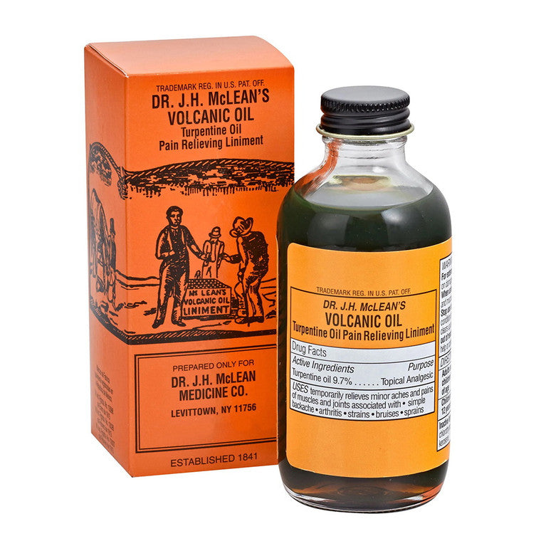 Huile volcanique de Dr. J.H. McLean – Liniment apaisant (8 Fl Oz)