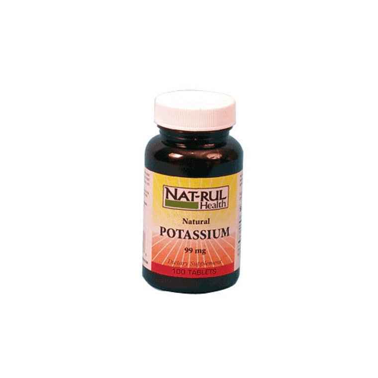 Tabletas de Potasio 99Mg de Natrul Health