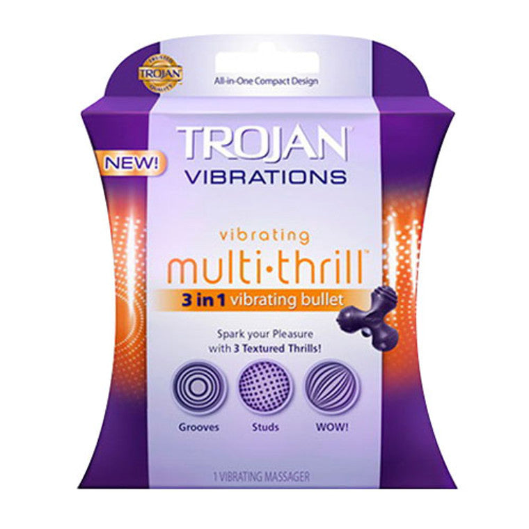 Trojan Vibrations Multi Thrill 3 En 1 Bullet Vibrant