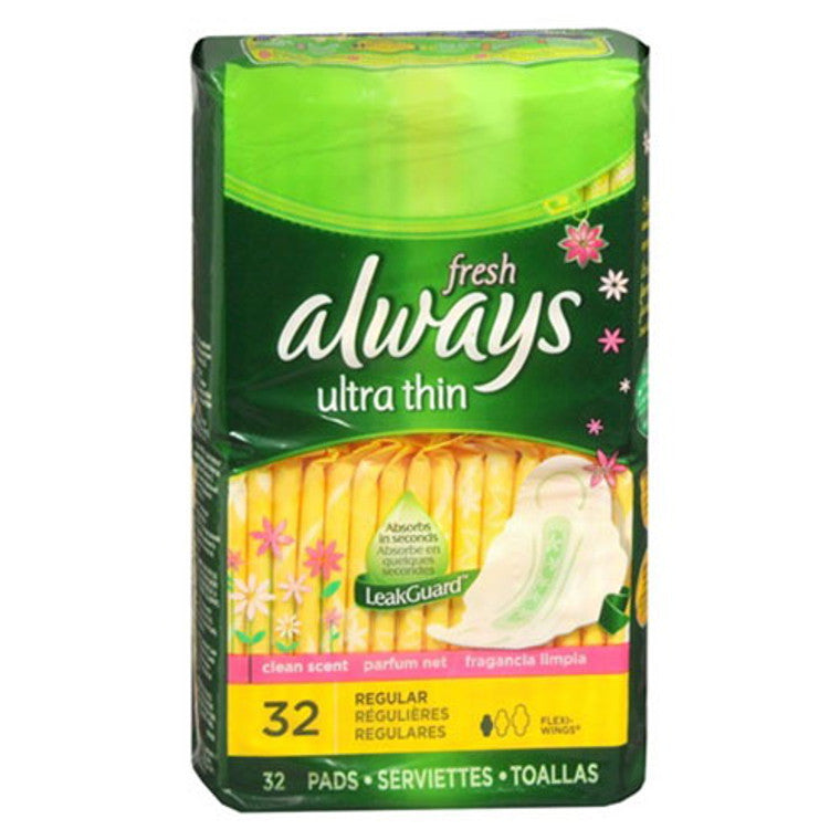 Always Ultra Thin Pads with Flexi Wings - Regular Size 1