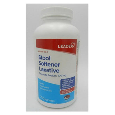 Premium Stool Softener Softgels - 100 Mg Docusate Sodium