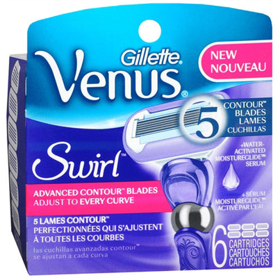 Gillette Venus Deluxe Smooth Swirl Razor Blade Refills