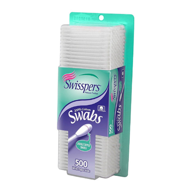 Bâtonnets de coton Swisspers - 500 unités