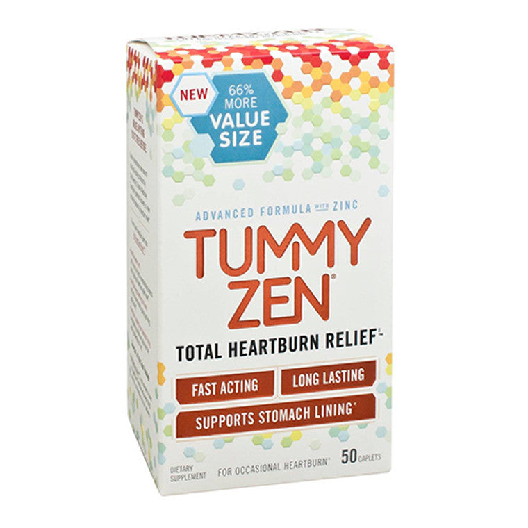 Capletas Premium Tummy Zen para el Alivio de la Acidez Estomacal