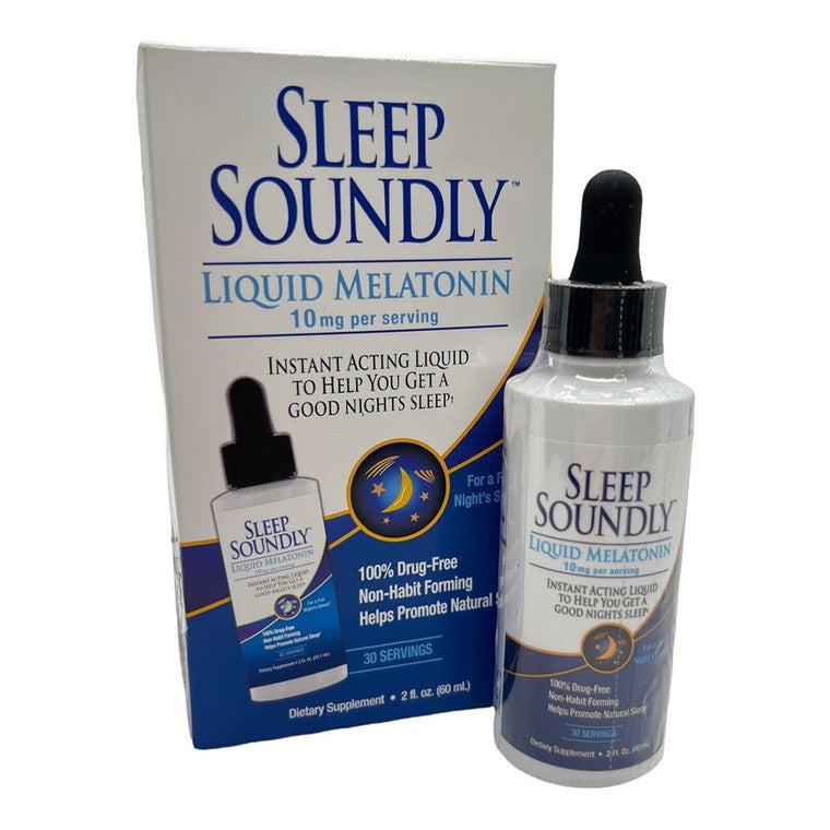 Gouttes d'aide au sommeil Sleep Soundly, 10 mg, 2 fl oz