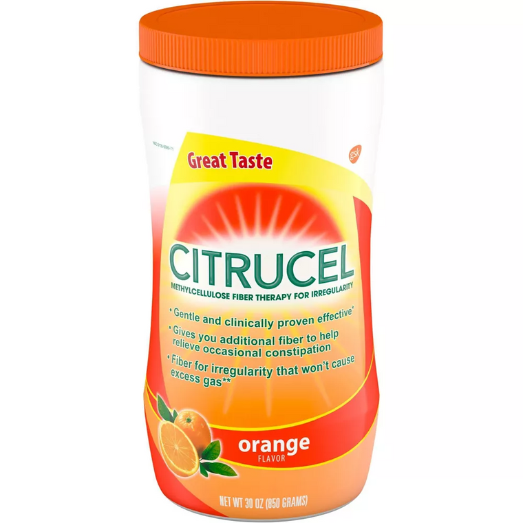 Citrucel Fiber Supplement - Orange Powder, 30 Oz