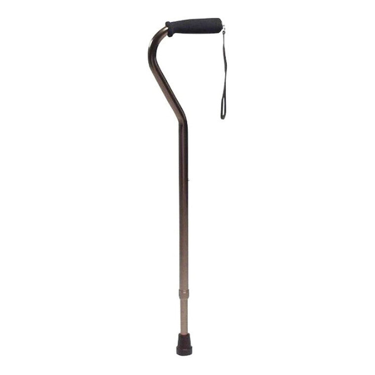 Cane Ajustable Offset Graham Field Lumex - Empuñadura de Nitrilo Negra