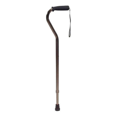 Graham Field Lumex Adjustable Offset Cane - Nitrile Grip Black