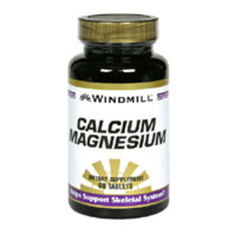 Windmill Calcium Magnesium Tablets 1000mg/500mg - 60 Count