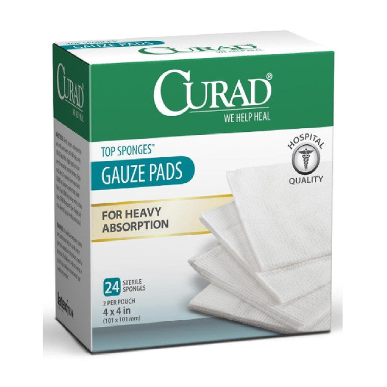 Esponja de Gasa Estéril Curad, 4"x4" - Calidad Premium