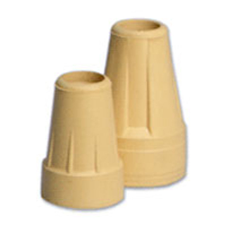 Puntas de muletas estándar Carex - Diseño duradero en color beige