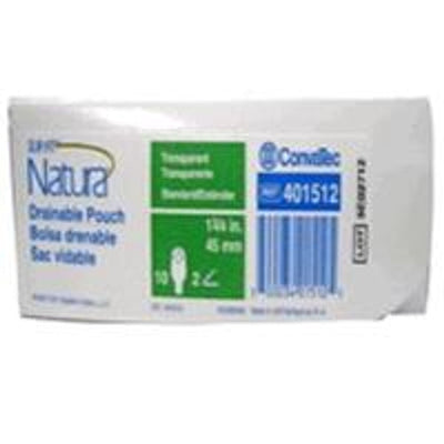 Sur-Fit Natura Drainable Pouch 401512 - Transparent, 10 Count