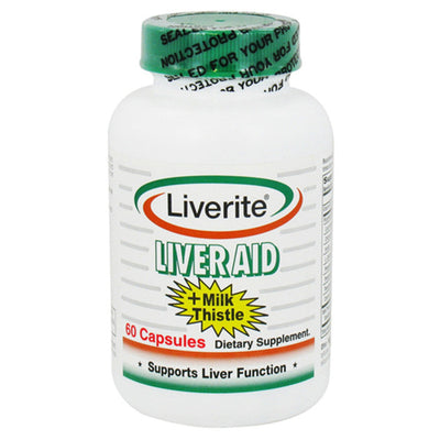 Liverite® Liver Aid with Milk Thistle - 60 Capsules
