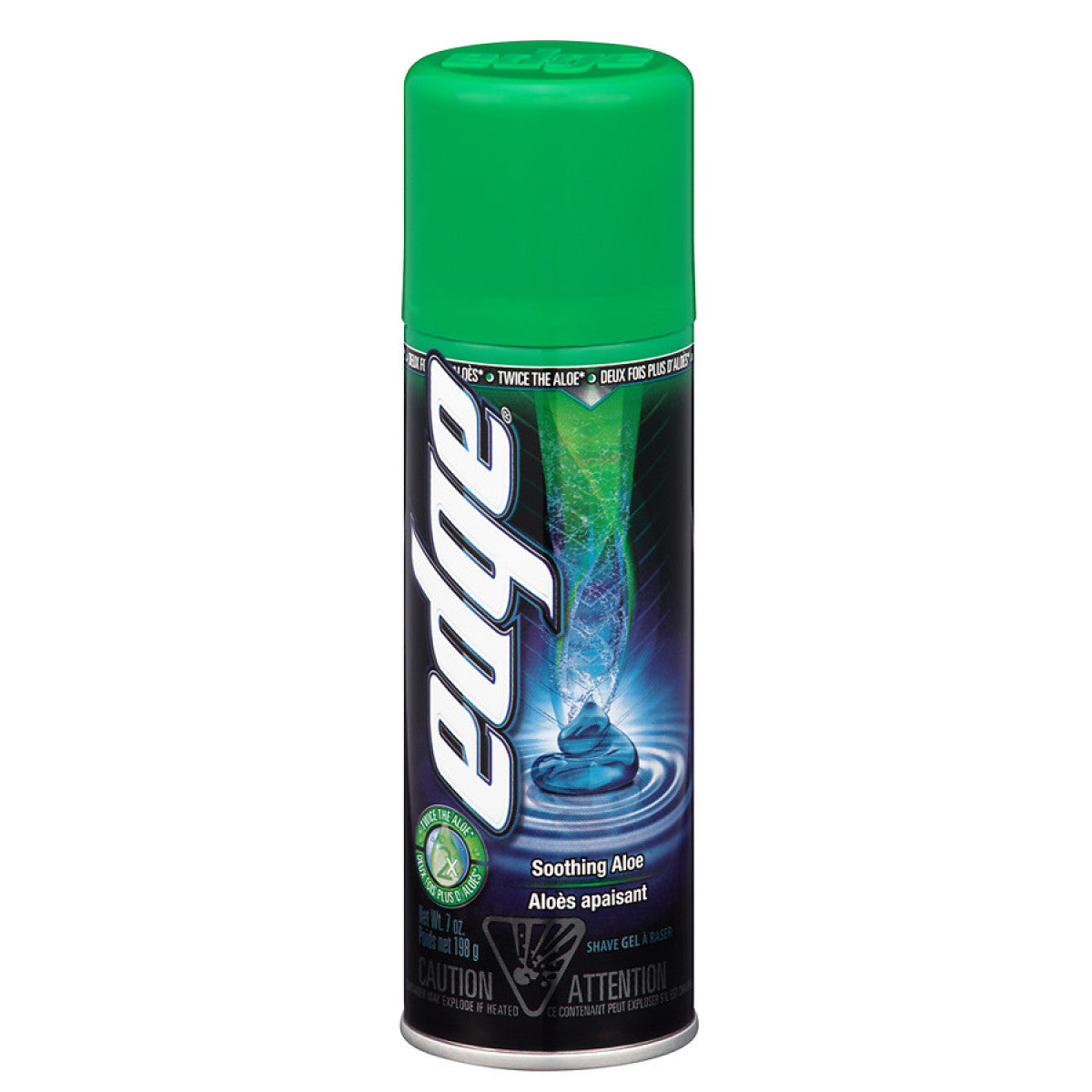Gel à raser Edge pour hommes avec aloe apaisant - 7 oz