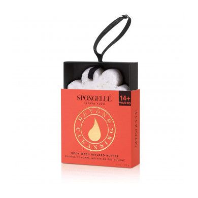 Mitts et chiffons de bain Spongelle Flower Boxed, Papaya Yuza 85g