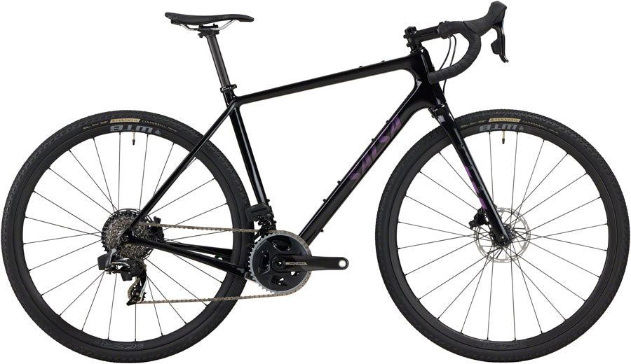 Vélo Salsa Warbird C Force AXS Wide - 700c Carbone Noir Brillant 61cm