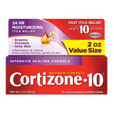 Crema Antipicazón Cortizone 10, Máxima Fuerza, 2 Oz