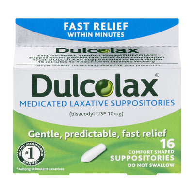 Dulcolax Comfort Shaped Suppositories, 10 Mg - Fast Relief