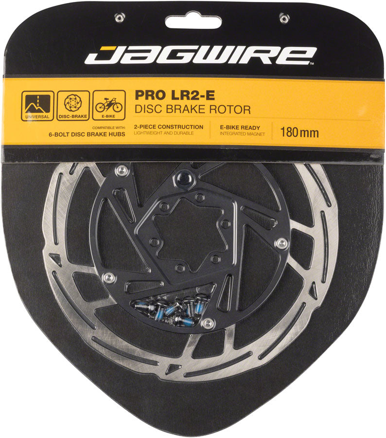 Jagwire Pro LR2-E Ebike Disc Brake Rotor Magnet - 180mm 6-Bolt